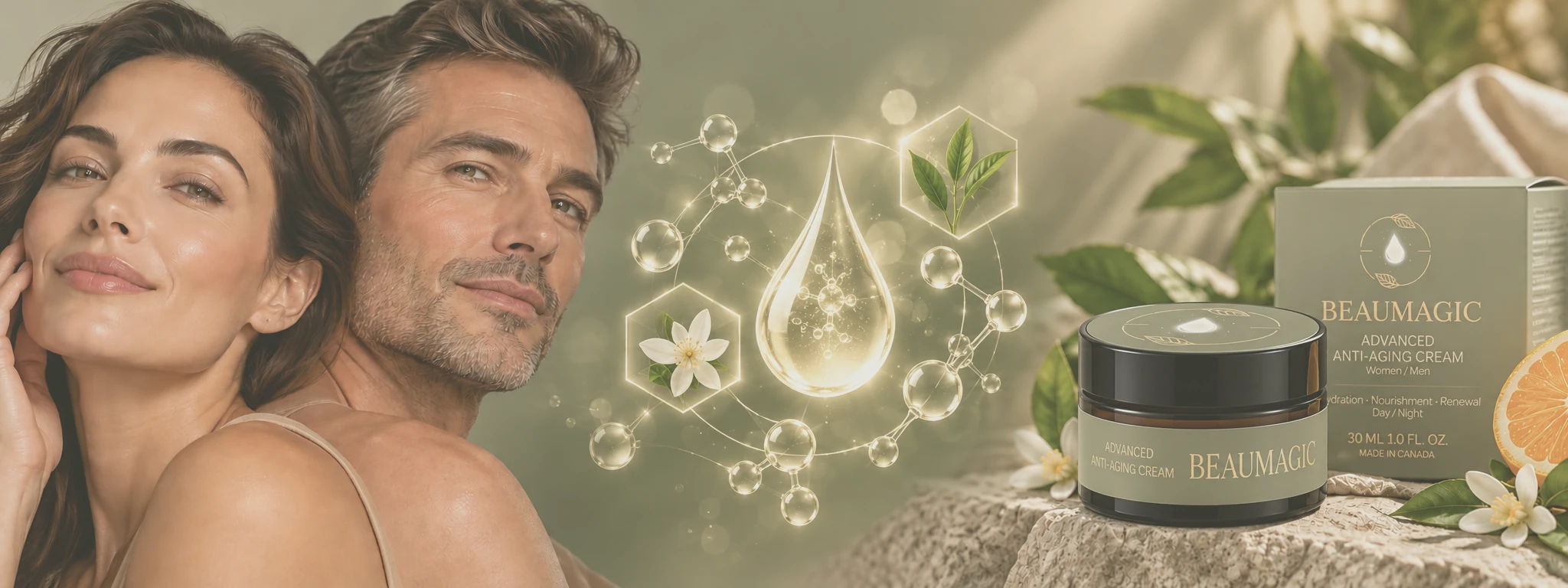 BEAUMAGIC advanced anti-aging cream. Beauty meets innovation. Canadian-made skincare.